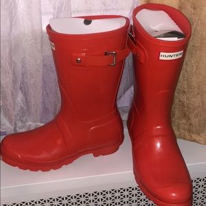 Hunter’s Women’s Original Short Rain Boots- Orange